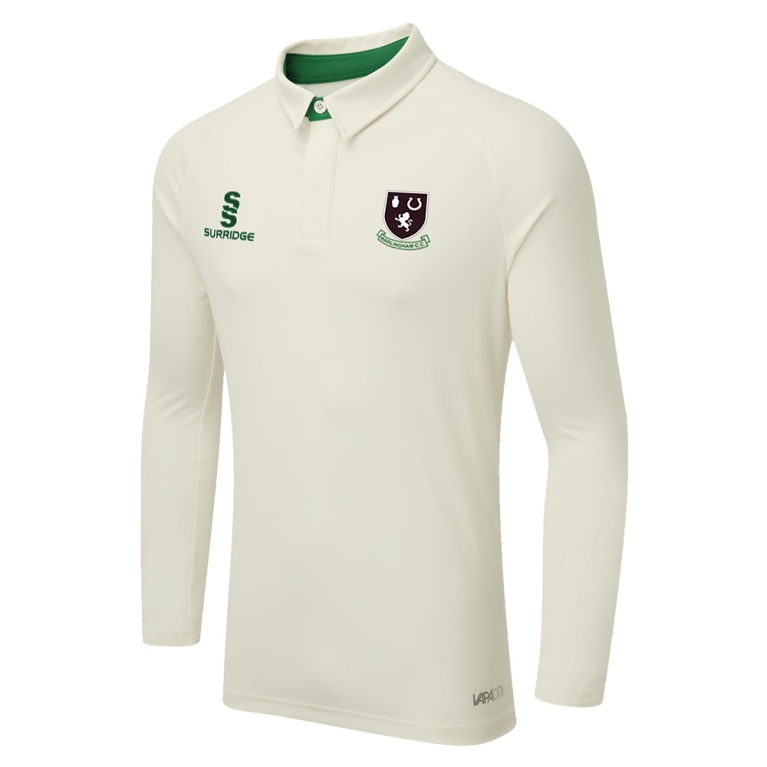 Ergo Long Sleeve Cricket Shirt Green